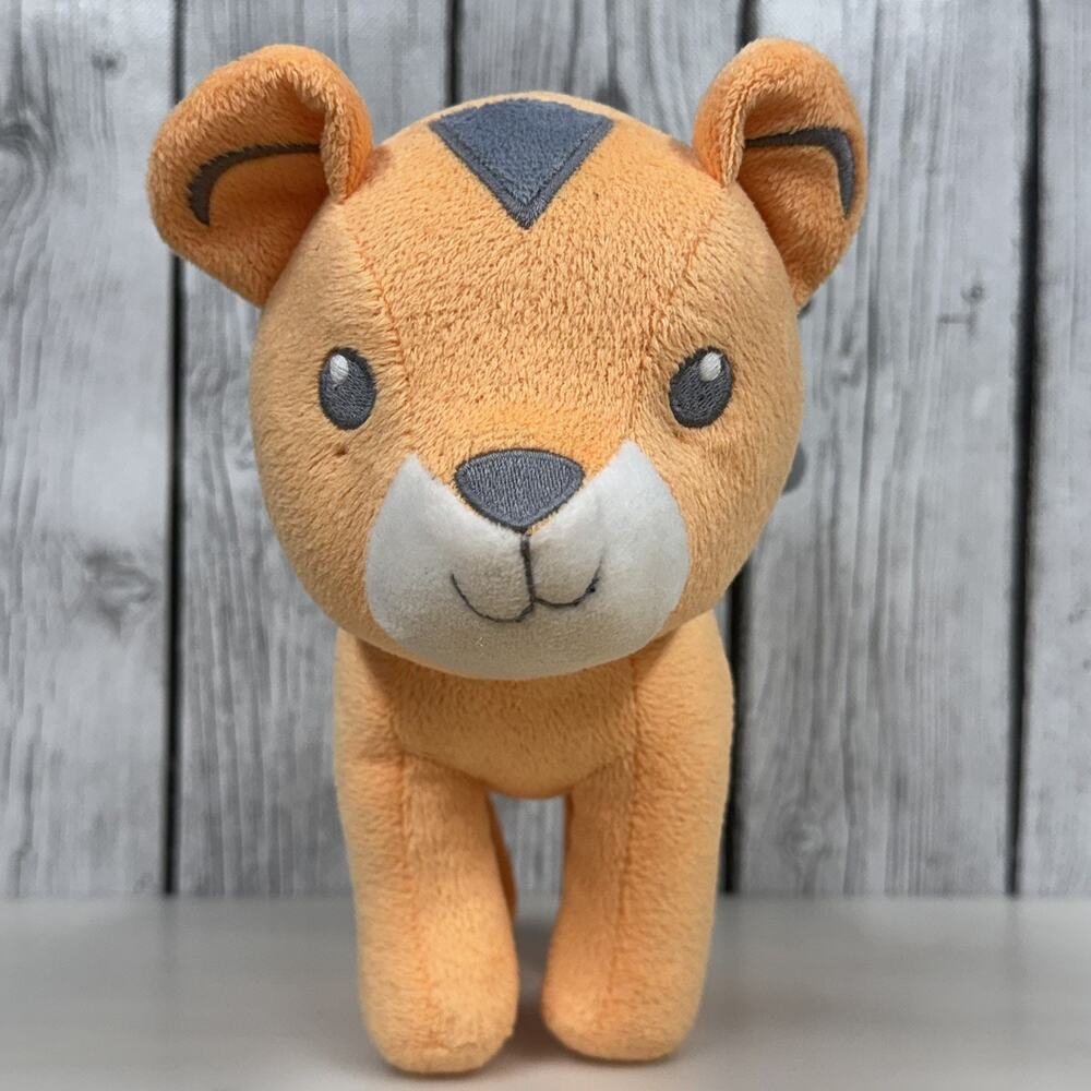 Gymboree Tiger Cat 8” Orange Gray Stripe Soft Toy Stuffed Animal Plush 2017